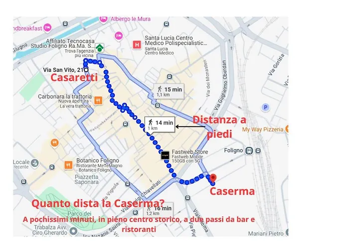 Casaretti - In Centro A Foligno, Con Parcheggio E Ampio Bagno In 3*